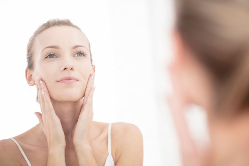 A women experiencing stress relief naturally